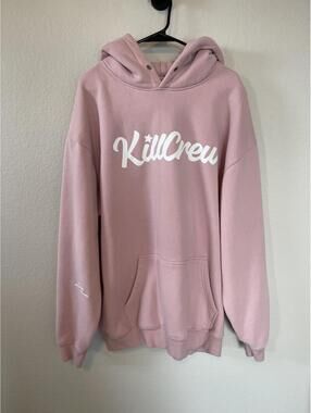 Kill Crew Pink Oversized Fleece Hoodie XL